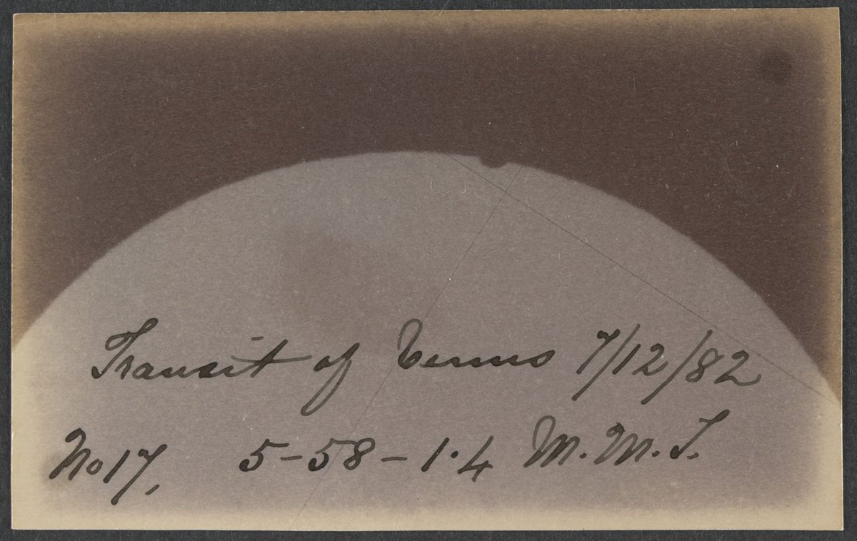 Transit of Venus - photographs taken by the Astronomical Society of Victoria at the Melbourne Observatory, Melbourne City (1882)