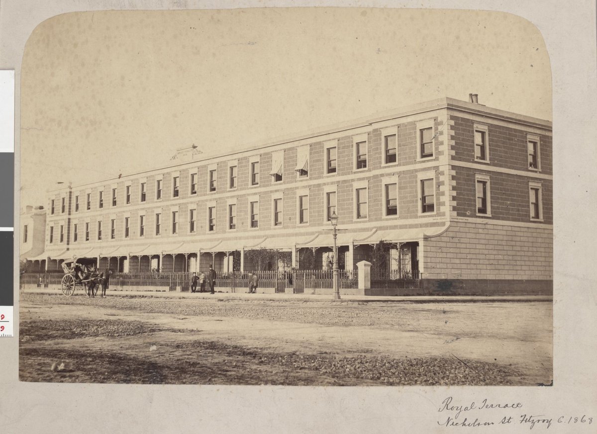 Royal Terrace, Nicholson Street, Fitzroy (c. 1868)