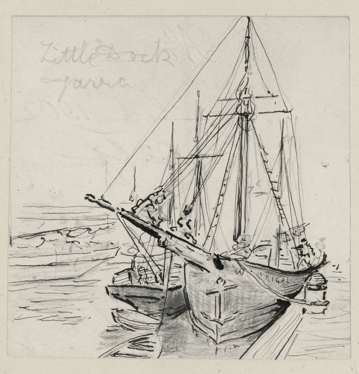 Yarra River shipping, Melbourne, Port Melbourne (1875–1900)