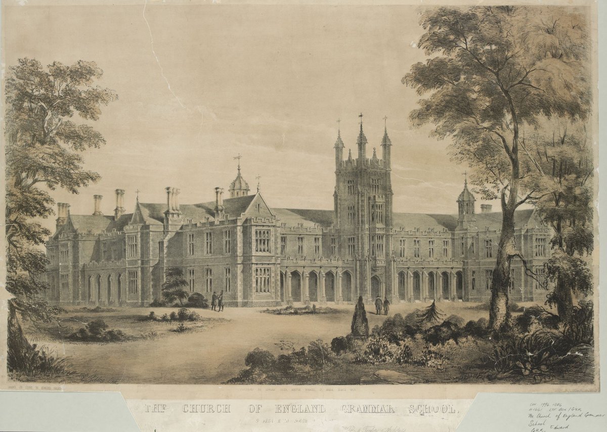 The Church of England Grammar School, St Kilda Road, South Melbourne, Melbourne City (1858)