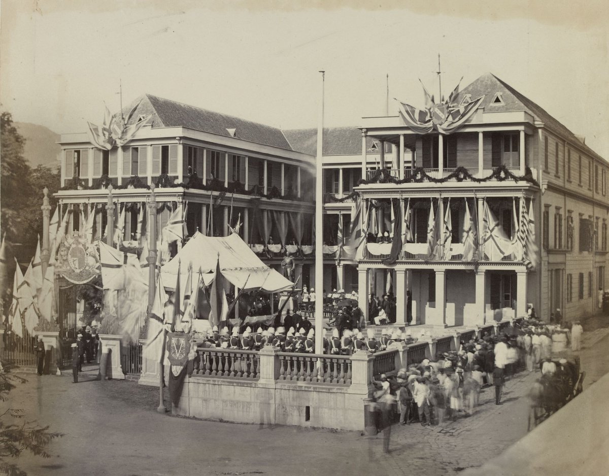 Inauguration of the statue of Sir William Stevenson K.C.B. [Mauritius], Melbourne City (1863–72)