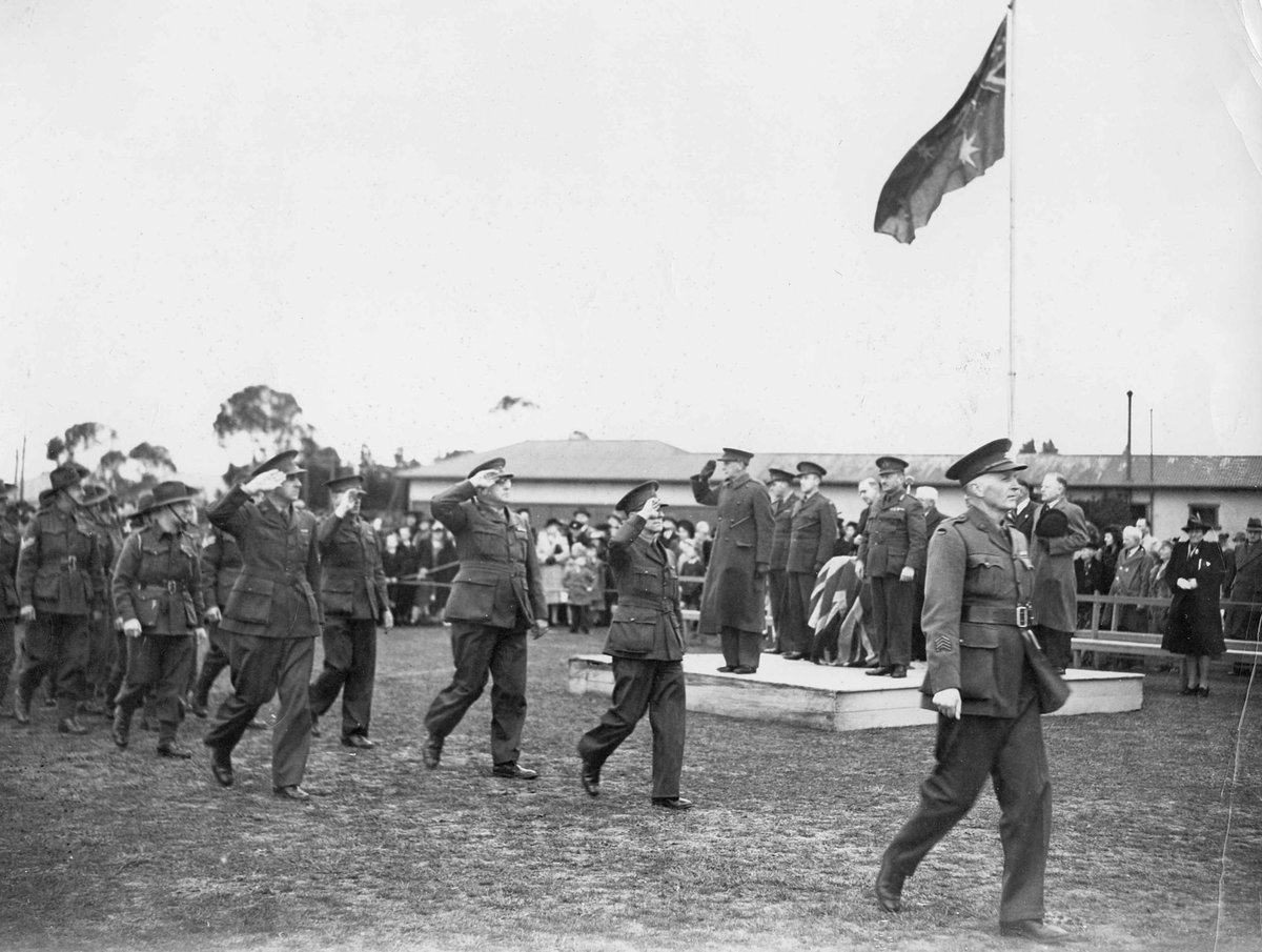 5th Batt. V.D.C. Church Parade. Elsternwick Park (c. 1943)