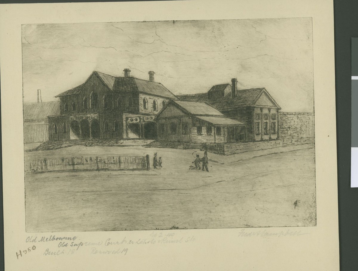 Old Supreme Court, corner La Trobe and Russell Streets, Melbourne, Melbourne City (1890–1910)