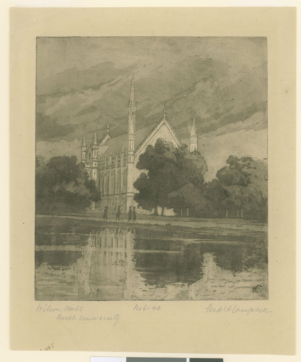 Wilson Hall, Melb. [i.e. Melbourne] University, Parkville (1890–1910)