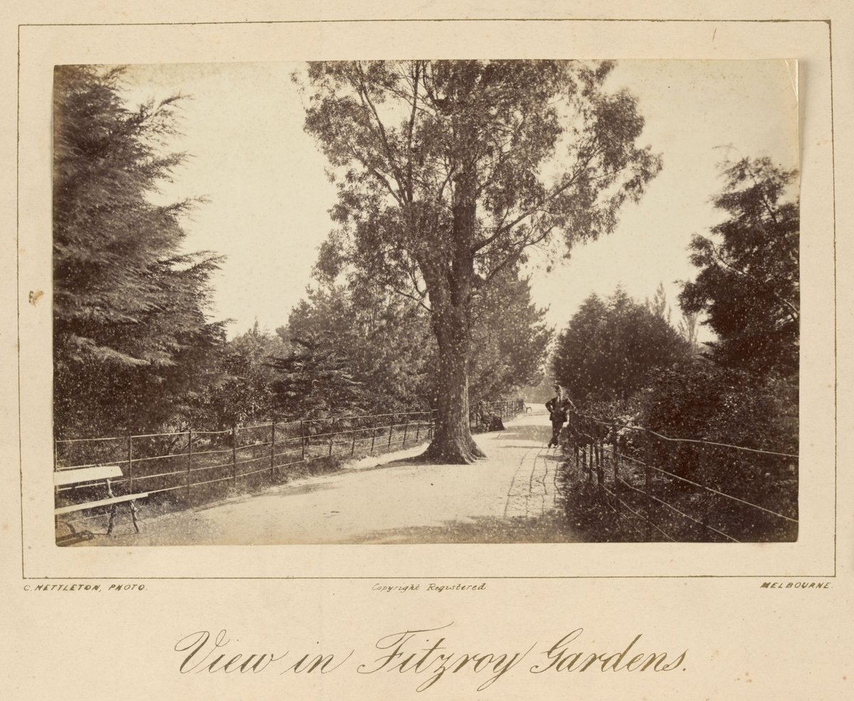 View in Fitzroy Gardens, East Melbourne (1885–87)