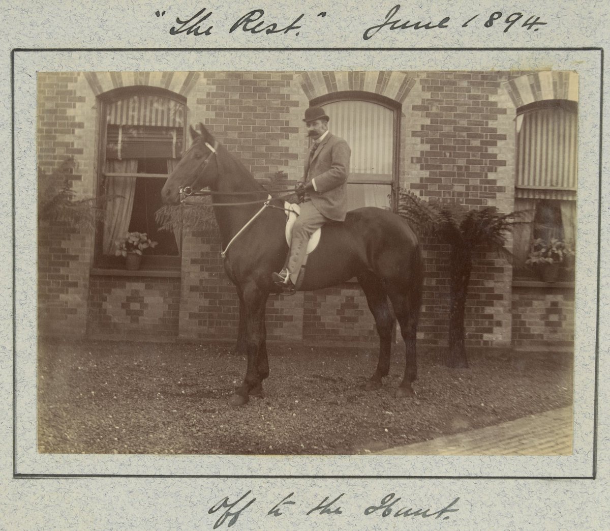 Hewlett's education at the University of Melbourne Medical School and visits with family and friends, Parkville (1883–95)