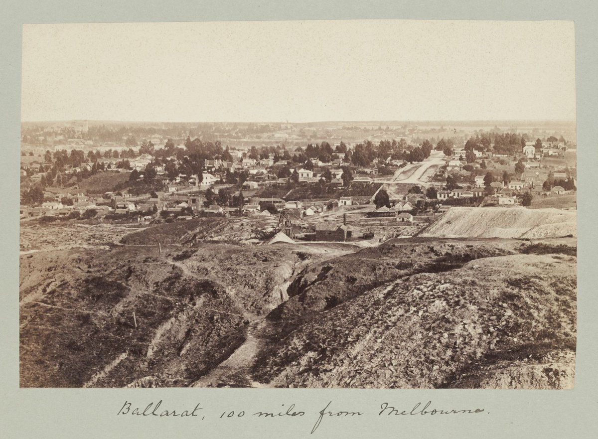 Ballarat, 100 miles from Melbourne (1870–90)