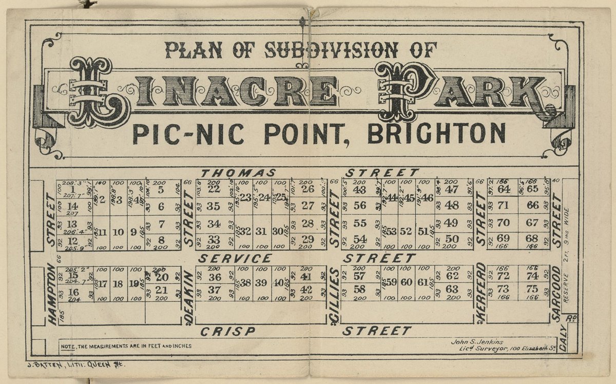 View of the bay fron Linacre Park, Picnic Point, Brighton, 8th December, 1883, Fraser & Co. in conjunction with Walstab & Son (1851–85)