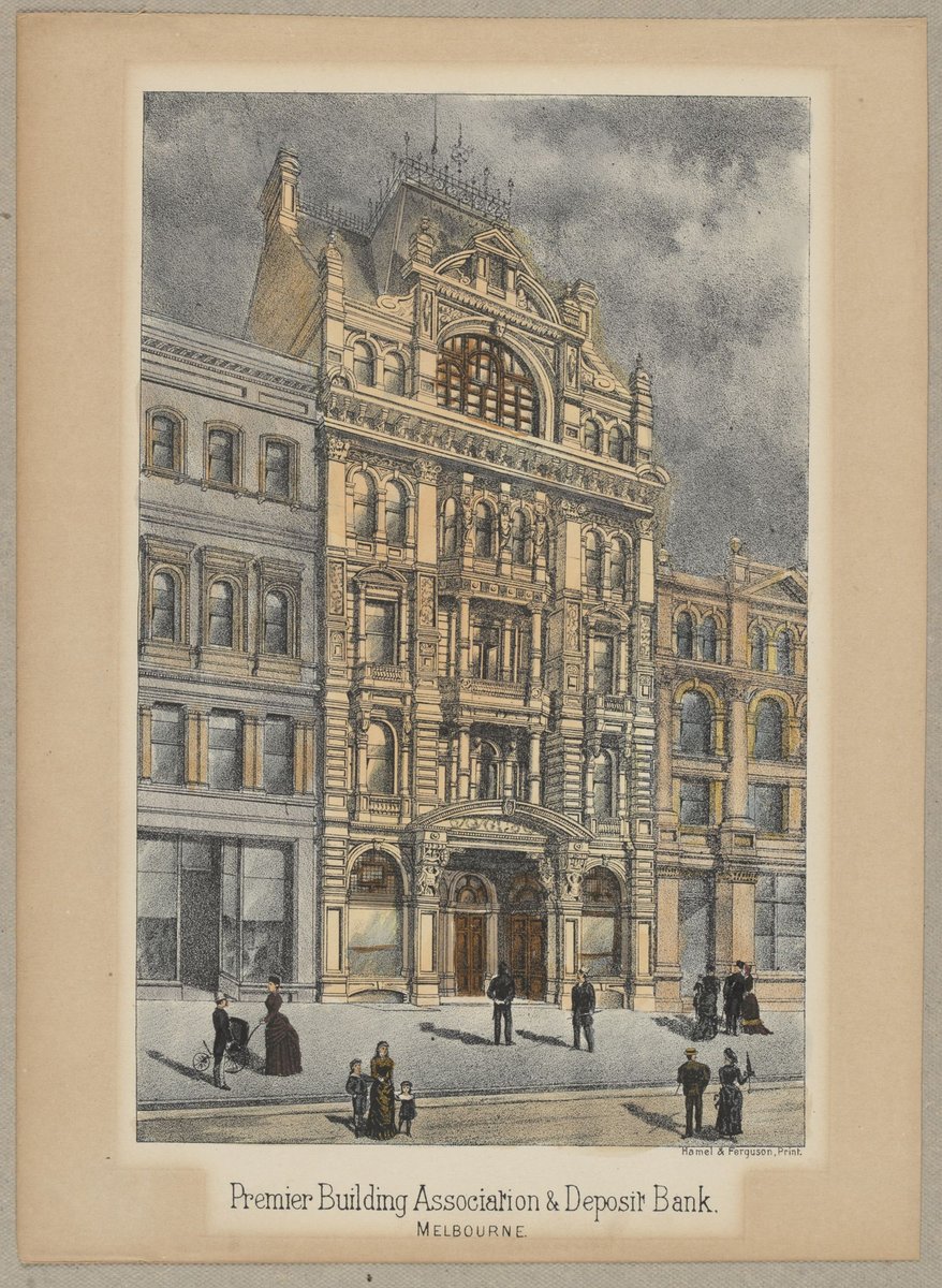 Premier Building Association & Deposit Bank, Melbourne (c. 1888)