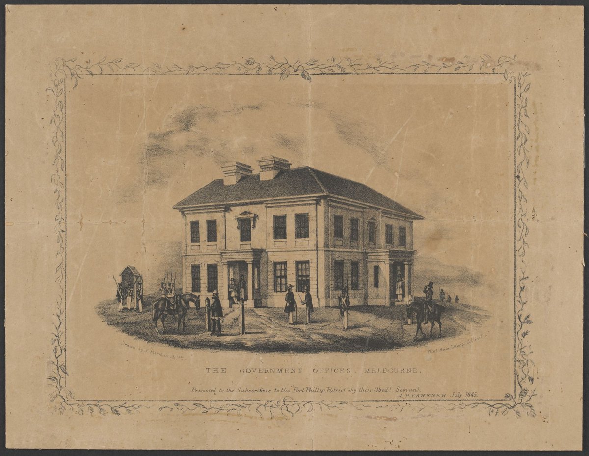 The Government Offices, Melbourne (1845)