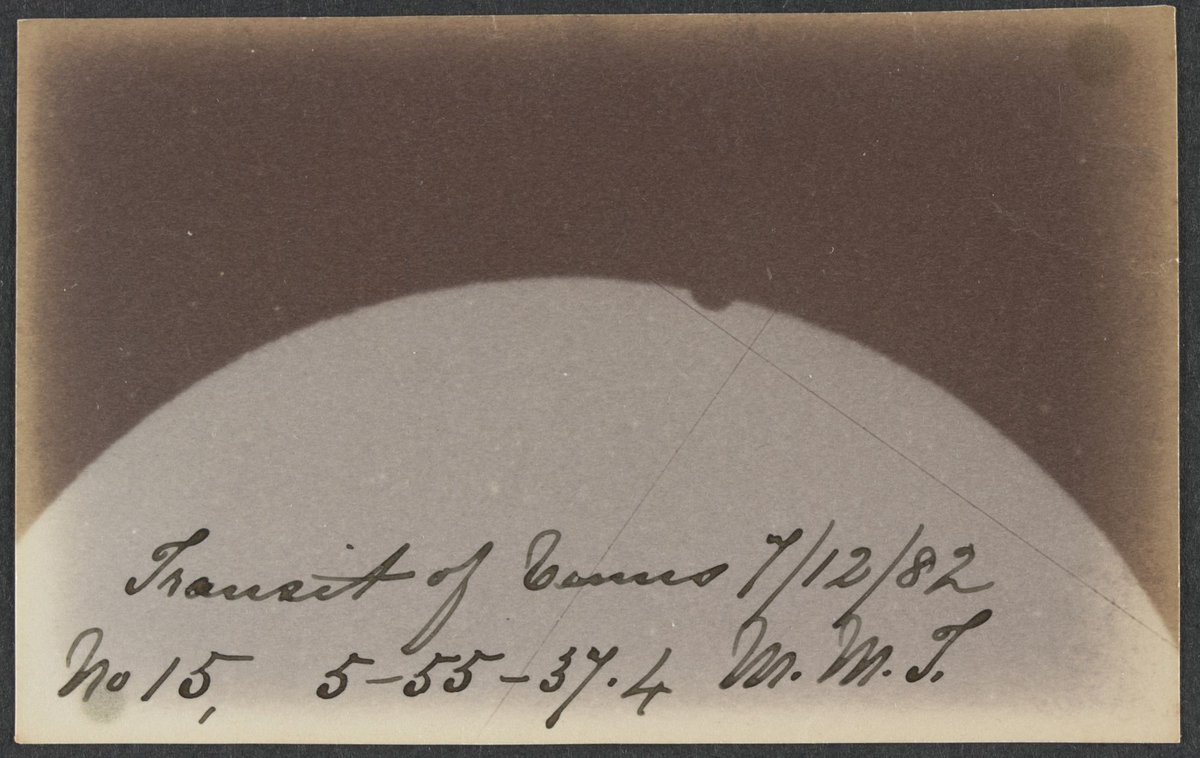 Transit of Venus - photographs taken by the Astronomical Society of Victoria at the Melbourne Observatory, Melbourne City (1882)