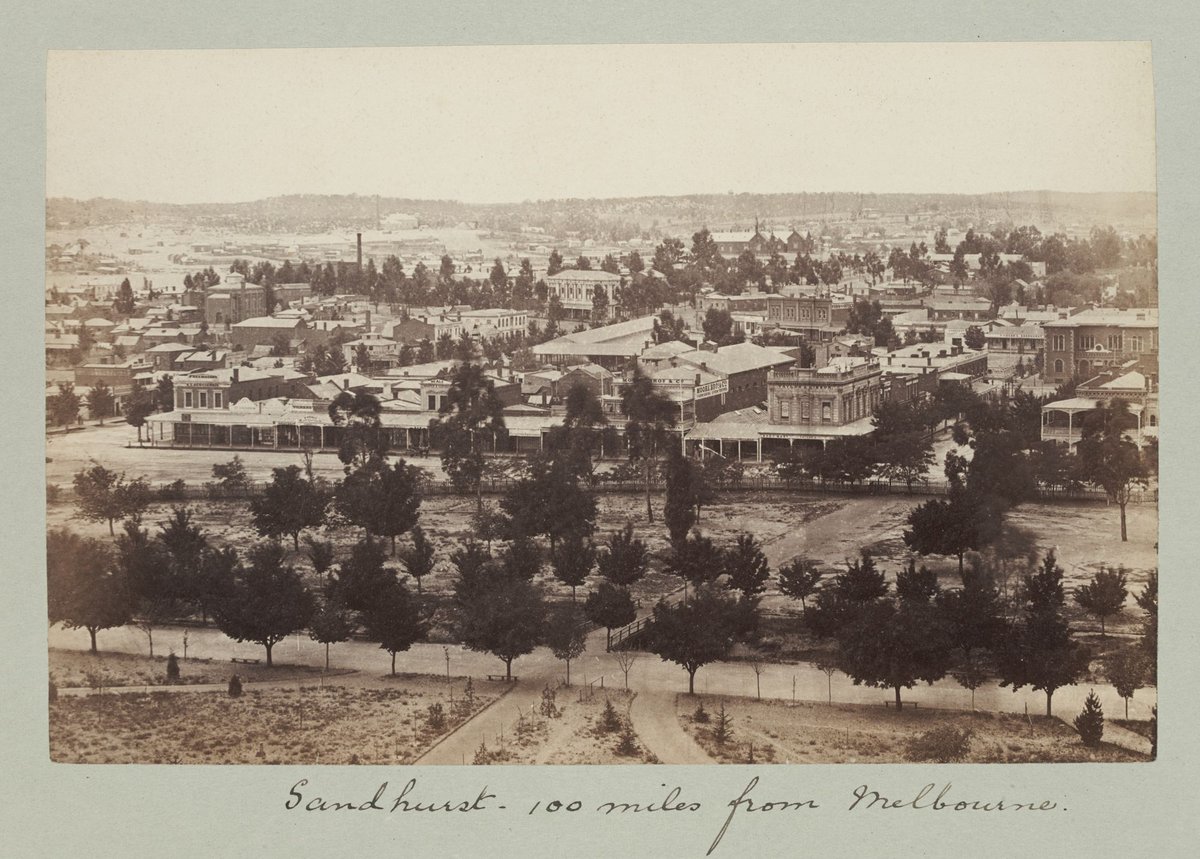 Sandhurst, 100 miles from Melbourne (1870–90)