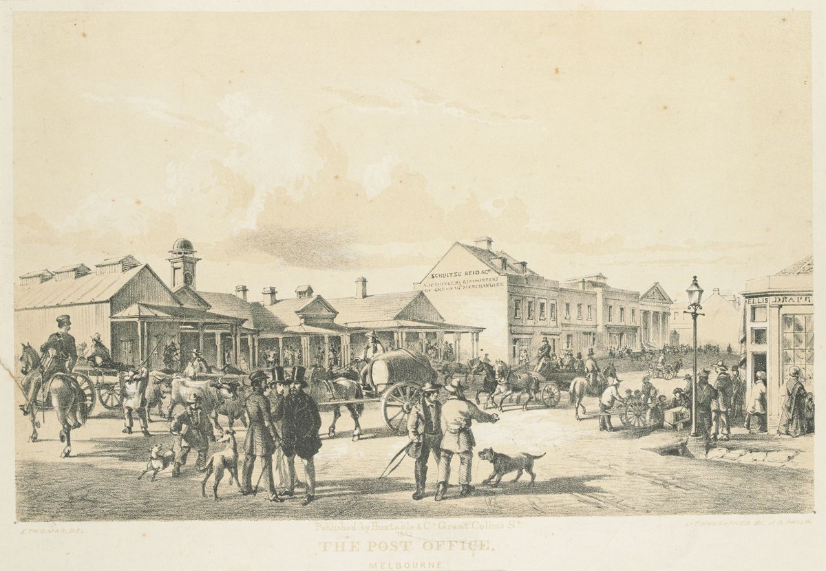 THE OLD POST-OFFICE, MELBOURNE 1853