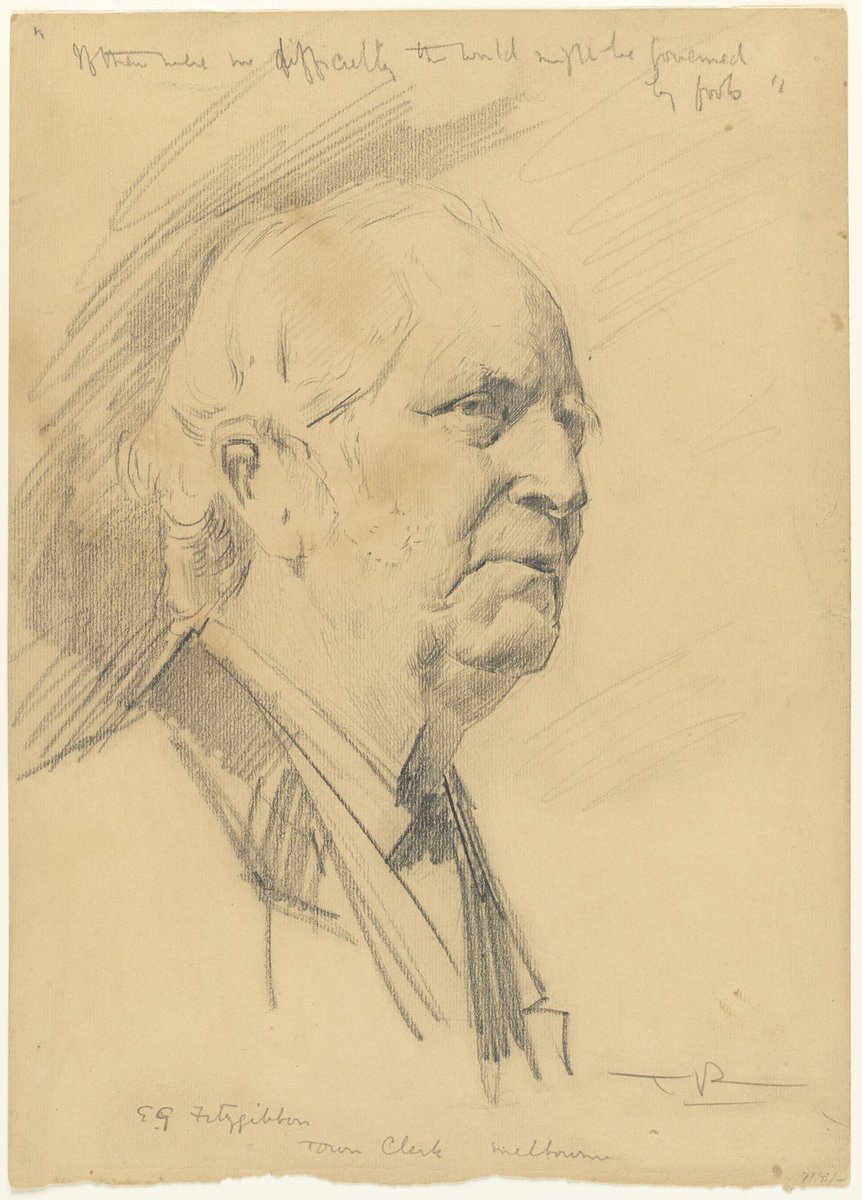E. G. Fitzgibbon Town Clerk Melbourne (c. 1891)