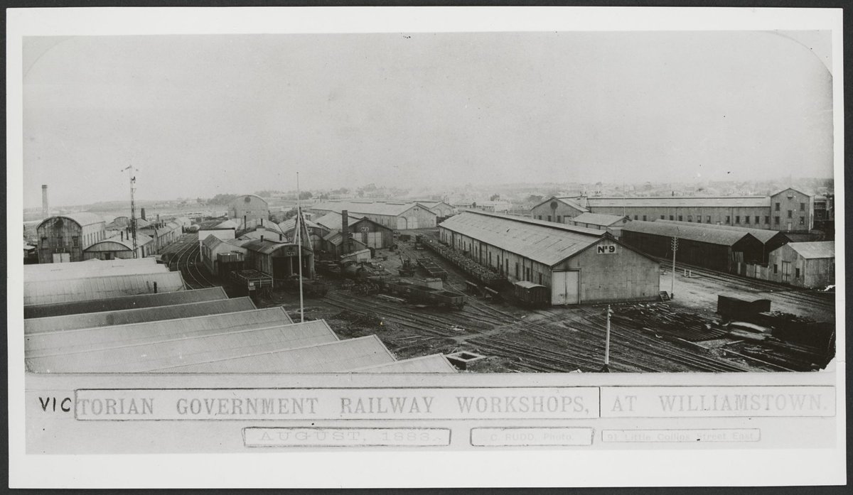 Victorian Government railway workshops, at Williamstown, August, 1883