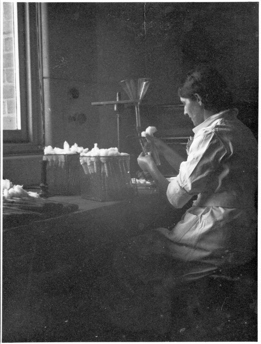 Amy Silver, Technician, in laboratory, CSL, Parkville (1935–39)