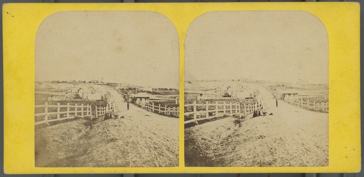 Mt Alexander Road, Flemington, at Flemington Bridge (1870?)