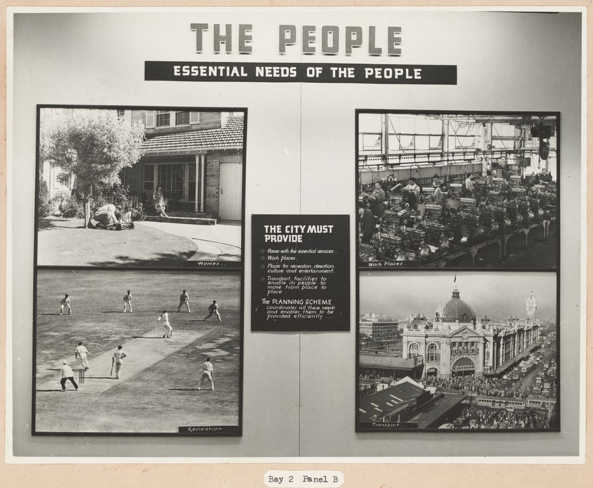 Exhibition of the Melbourne Metropolitan Planning Scheme 1954 at the Public Library of Victoria November 1953, Melbourne City