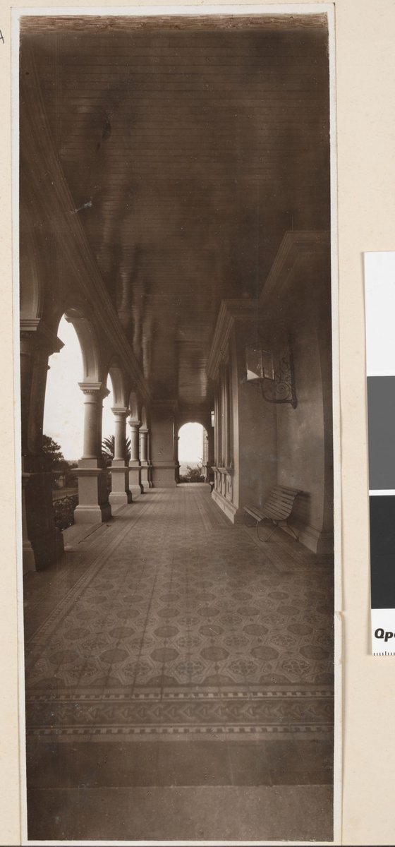 Verandah, Government House, Melbourne, Victoria, Melbourne City (c. 1913)