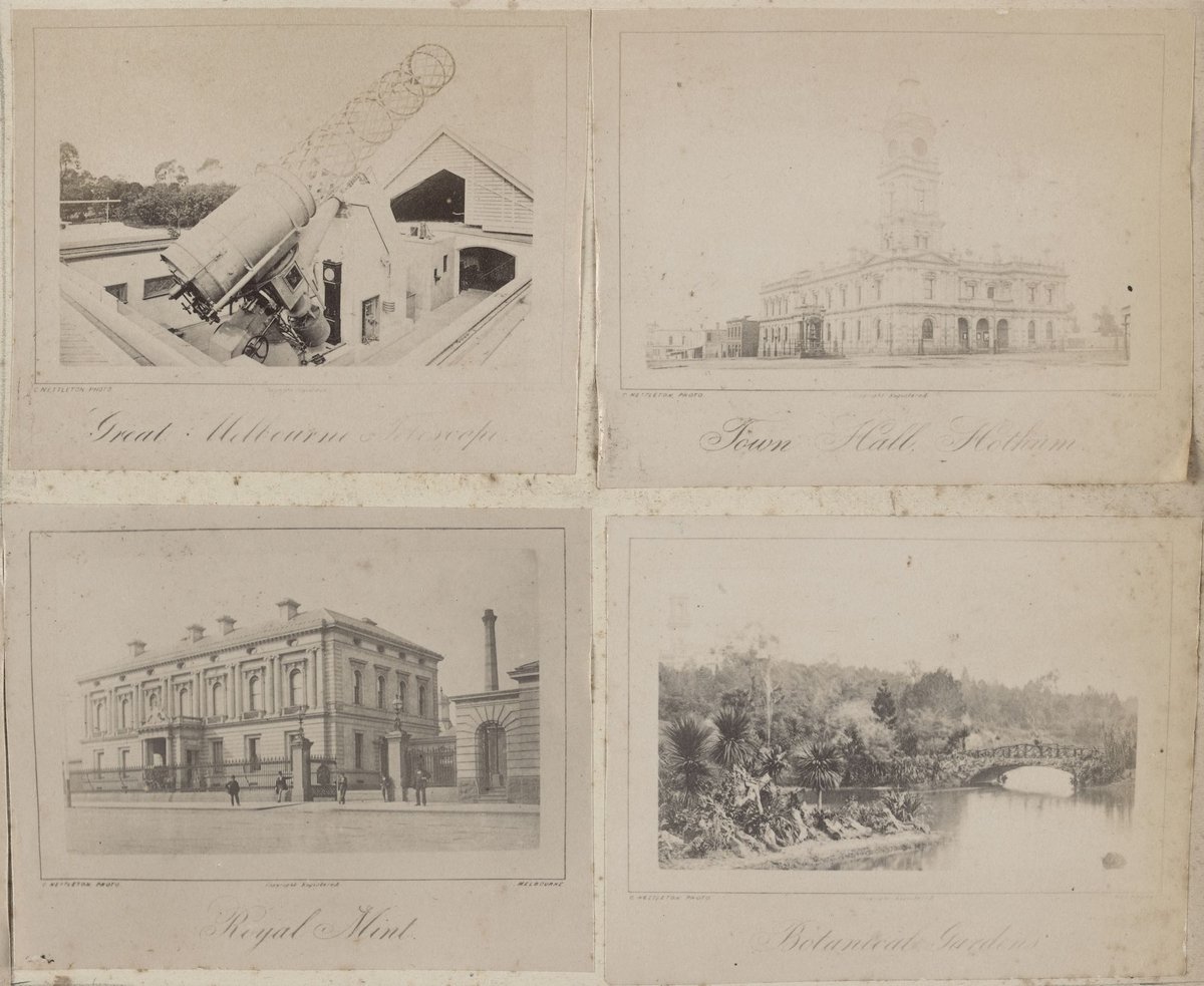Four small views of Melbourne, Vic, South Melbourne (1870–90)