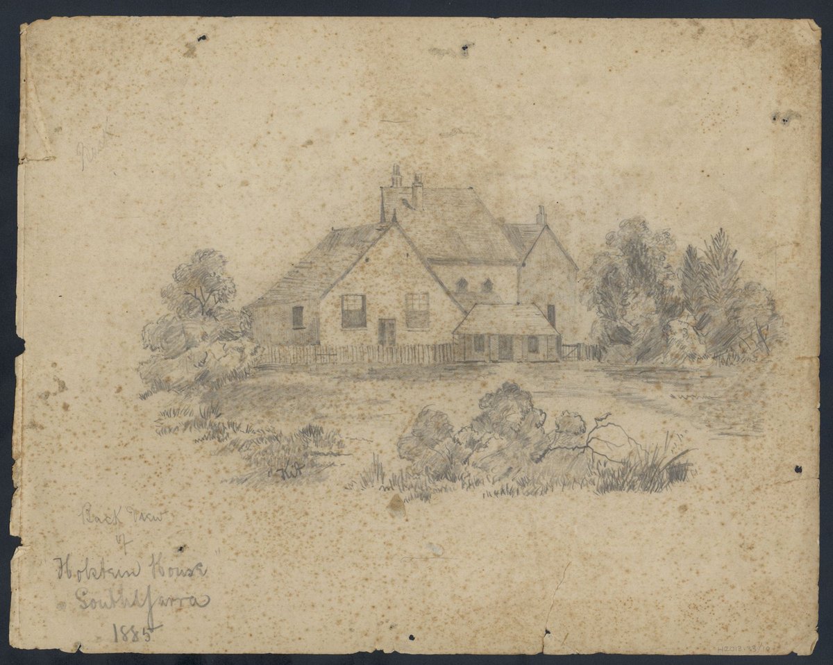 Back view of Holstein House, South Yarra (1885)