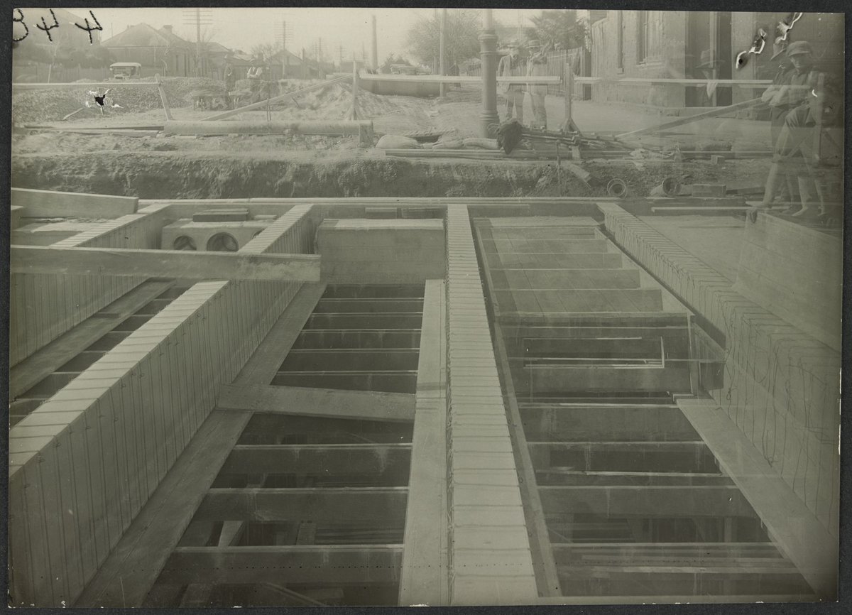 South Kensington to West Footscray, Bunbury Street subway (1927)