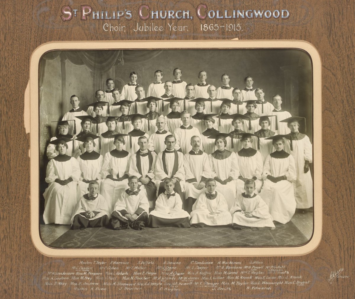 St. Phillip's Collingwood : choir, Jubilee Year, 1865-1915