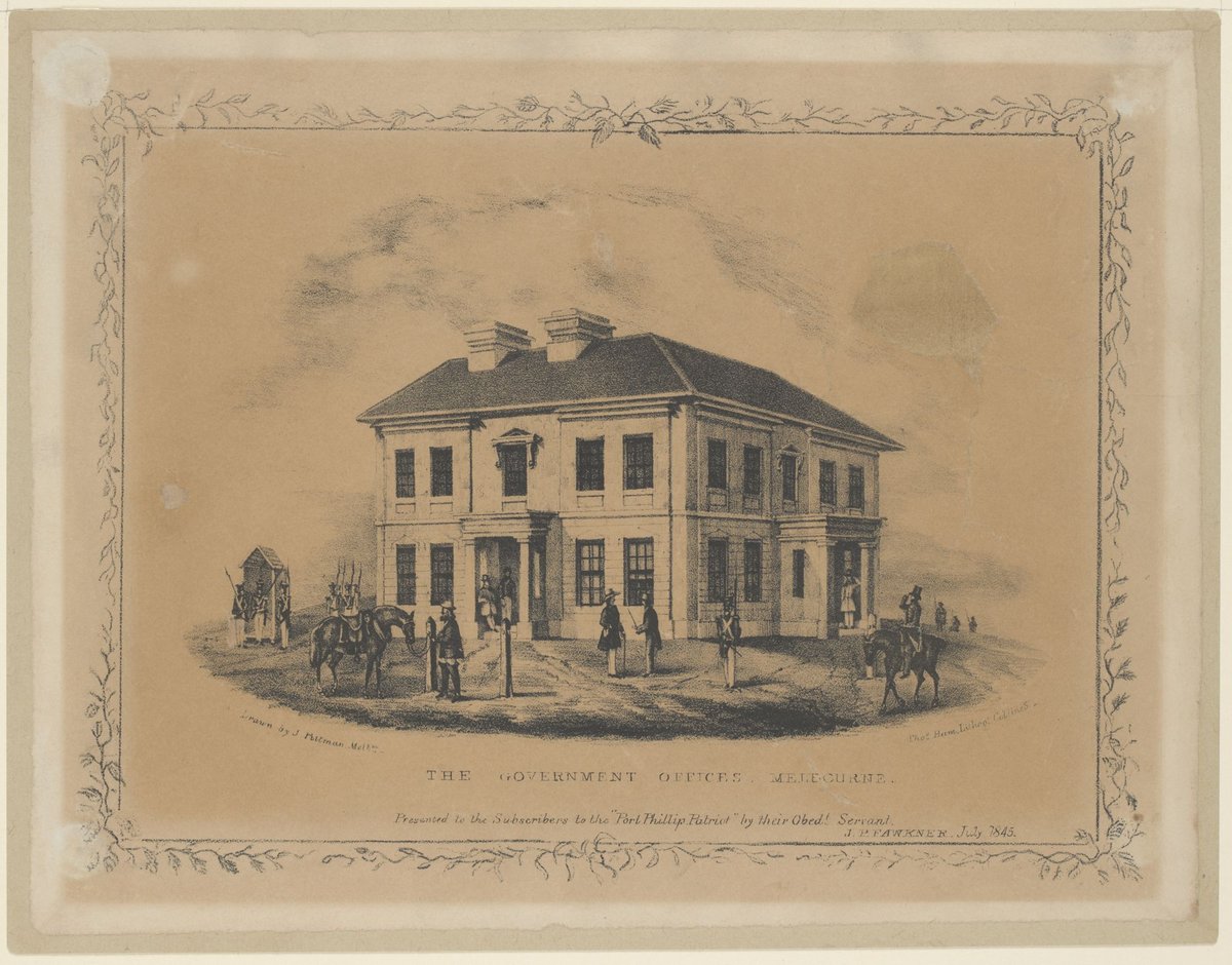 The Government Offices, Melbourne, Melbourne City (1845)