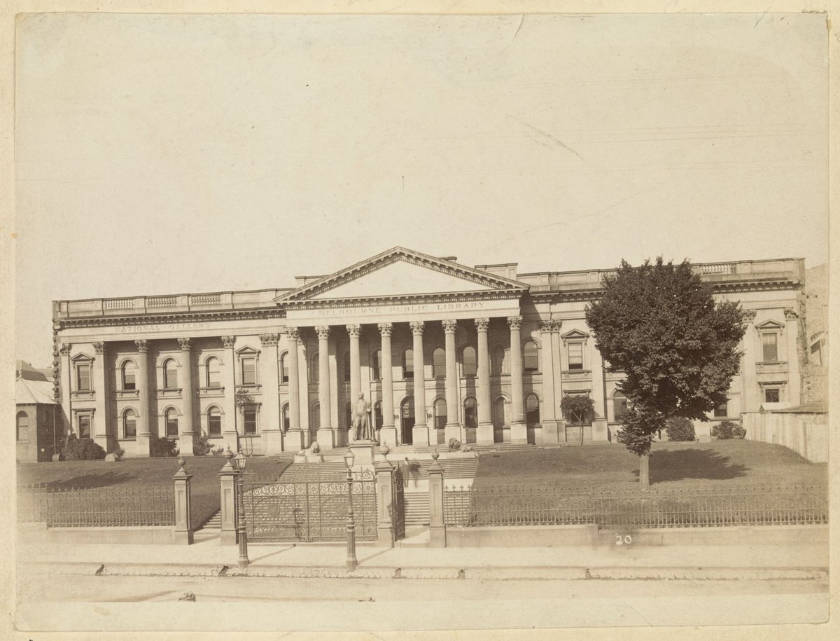 Melbourne Public Library & National Gallery of Victoria, Melbourne City (1888–90)