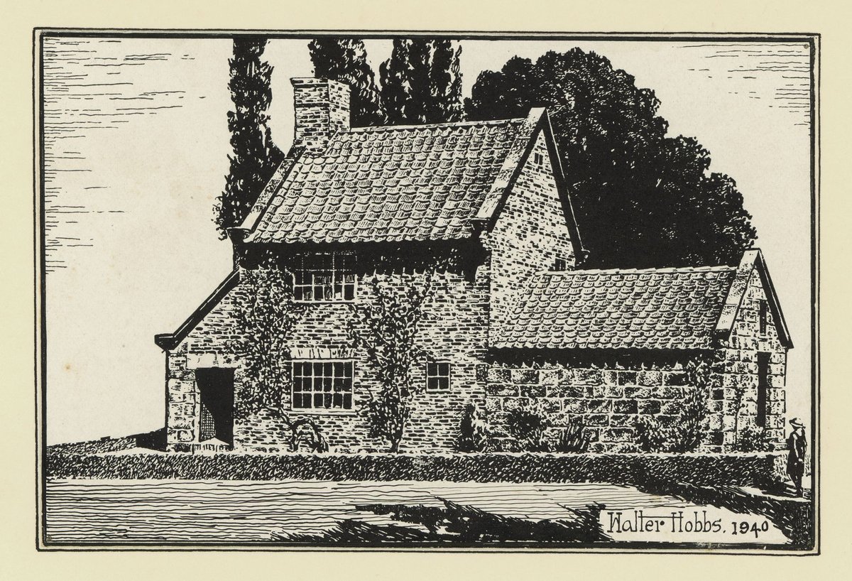 Cook's Cottage, Fitzroy Gardens, Melbourne, East Melbourne (1940)