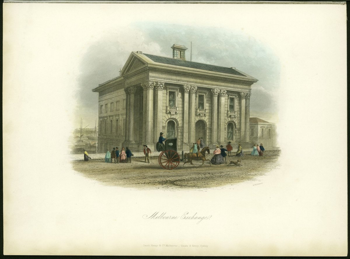 Melbourne Exchange (c. 1862)