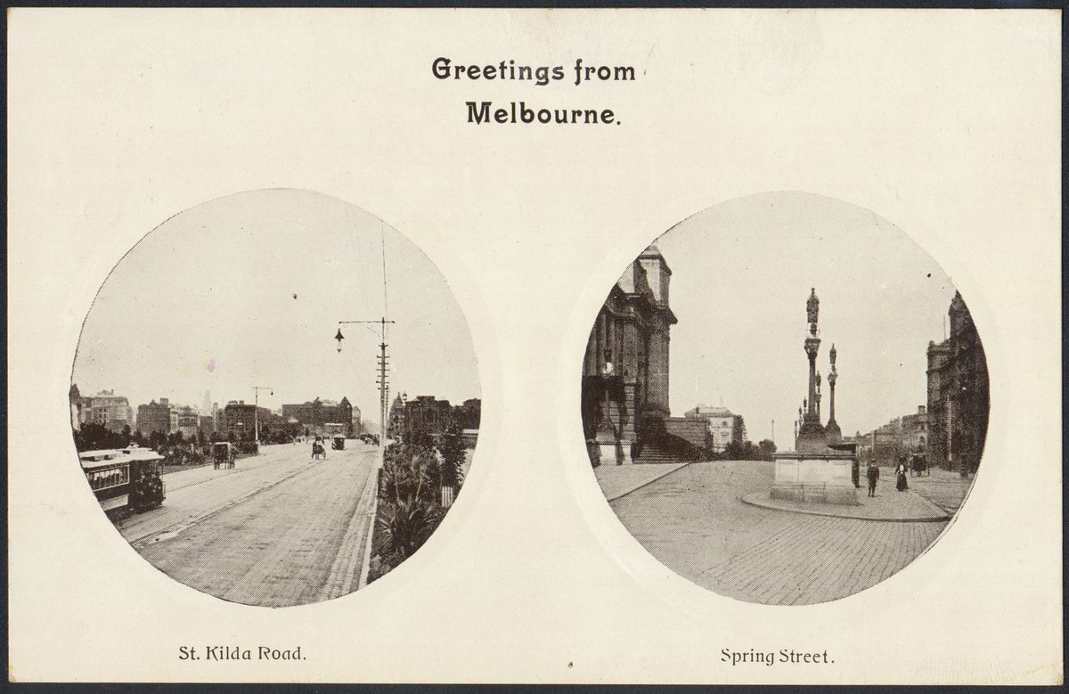 Greetings from Melbourne, Melbourne City (1909?)