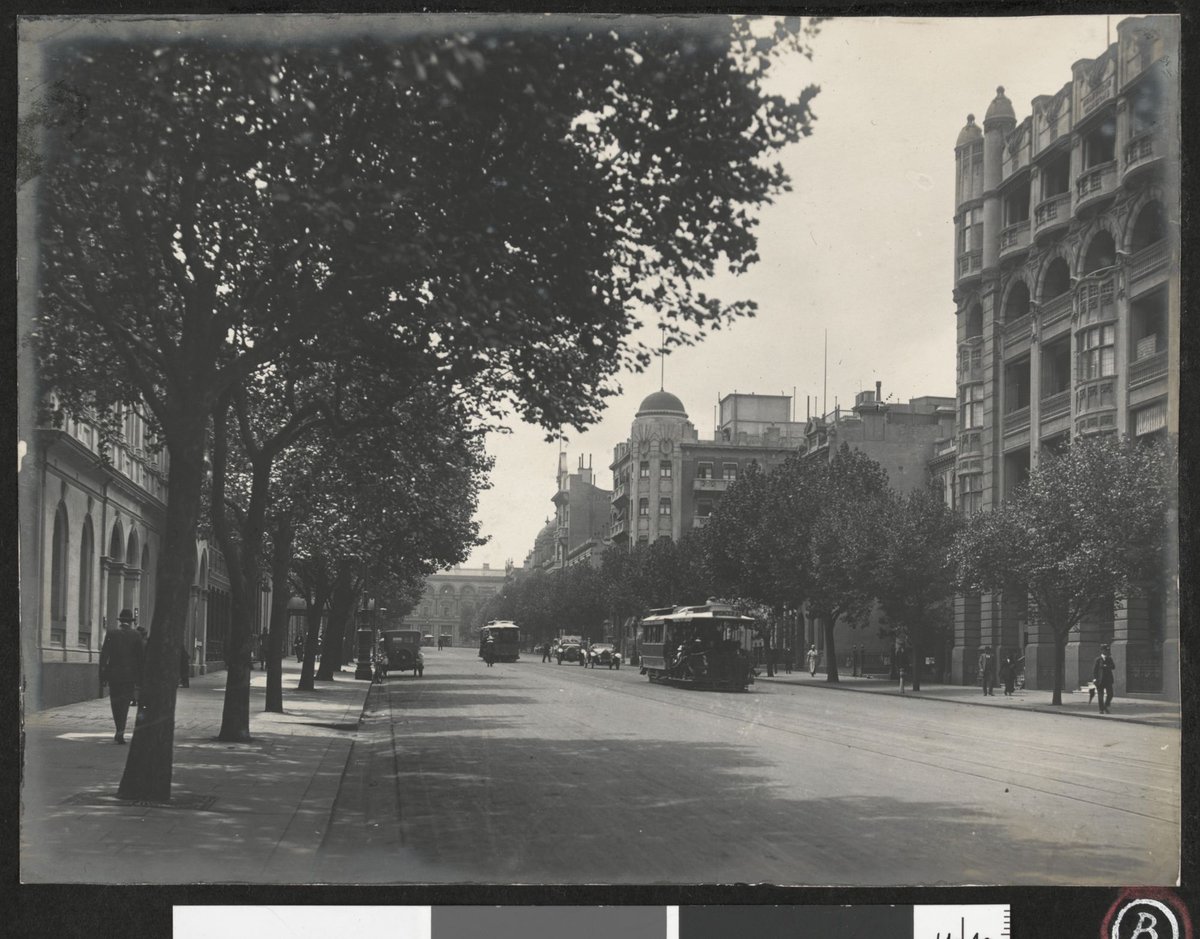 Collins Street looking east [Melbourne, Vic.], Melbourne City (1923–25)
