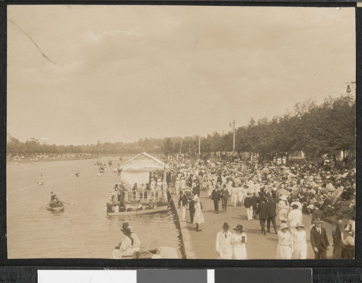 Henley-on-Yarra, October 27th 1923 Melbourne, Vic, Yarra River