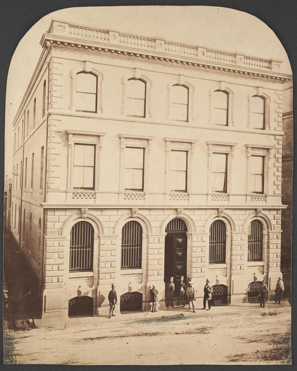 Unidentified building probably a warehouse in Melbourne (1865?)