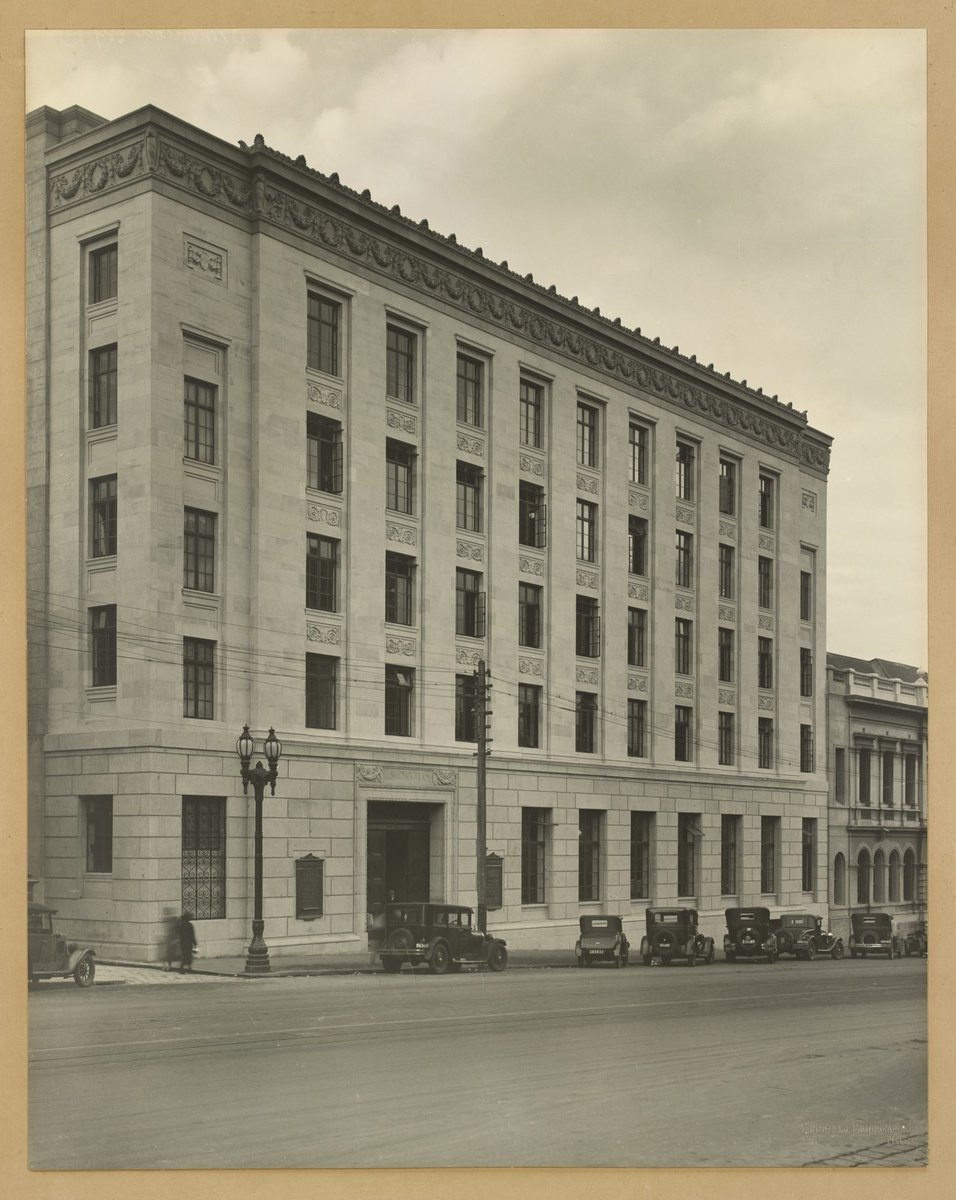 State Taxation Offices. Lonsdale Street. Melbourne. Completed April 1930. Commercial Photographic Coy Melb, Melbourne City