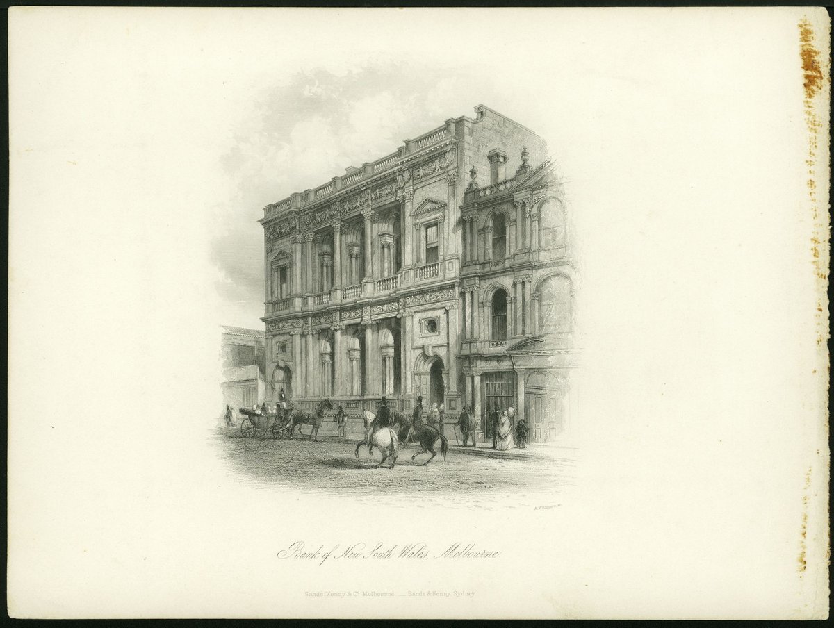 Bank of New South Wales, Melbourne (c. 1862)