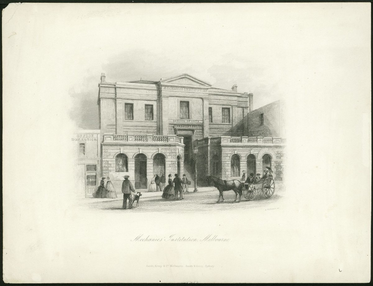 Mechanics' Institution, Melbourne (c. 1862)