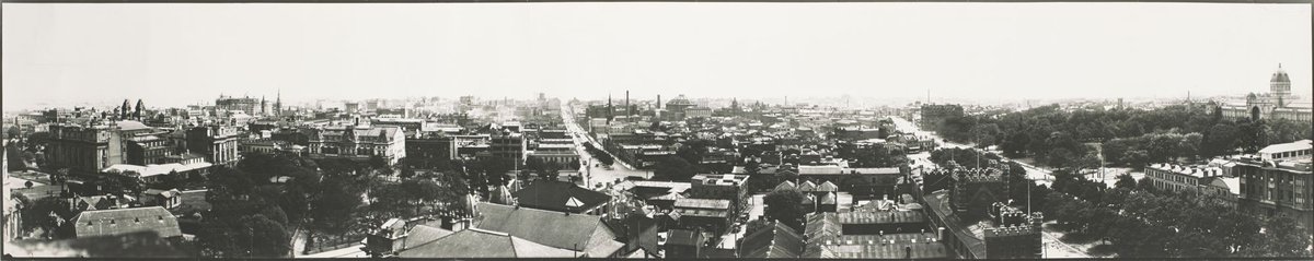 Panorama of Melbourne, East Melbourne (1922–32)
