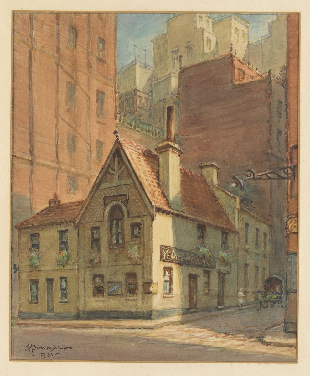 Ye Old Mitre Tavern Bank Place Melbourne (1931)