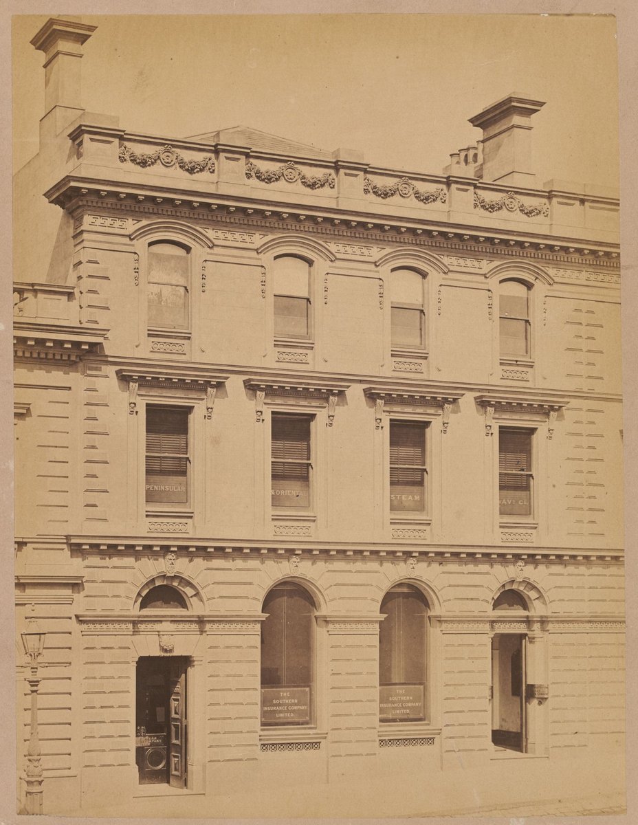 The Southern Insurance Co. & the Peninsular & Oriental Steam Navigation Co. building, Melbourne (1870–80)