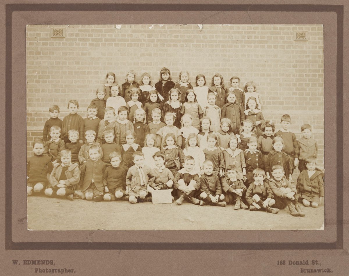 School photograph, possibly St. Kilda, St Kilda (1914?)
