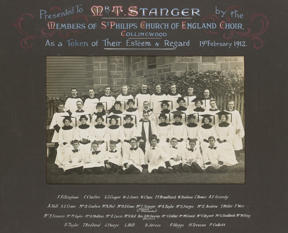 [St. Phillip's Church of England Choir, Collingwood] (1912)
