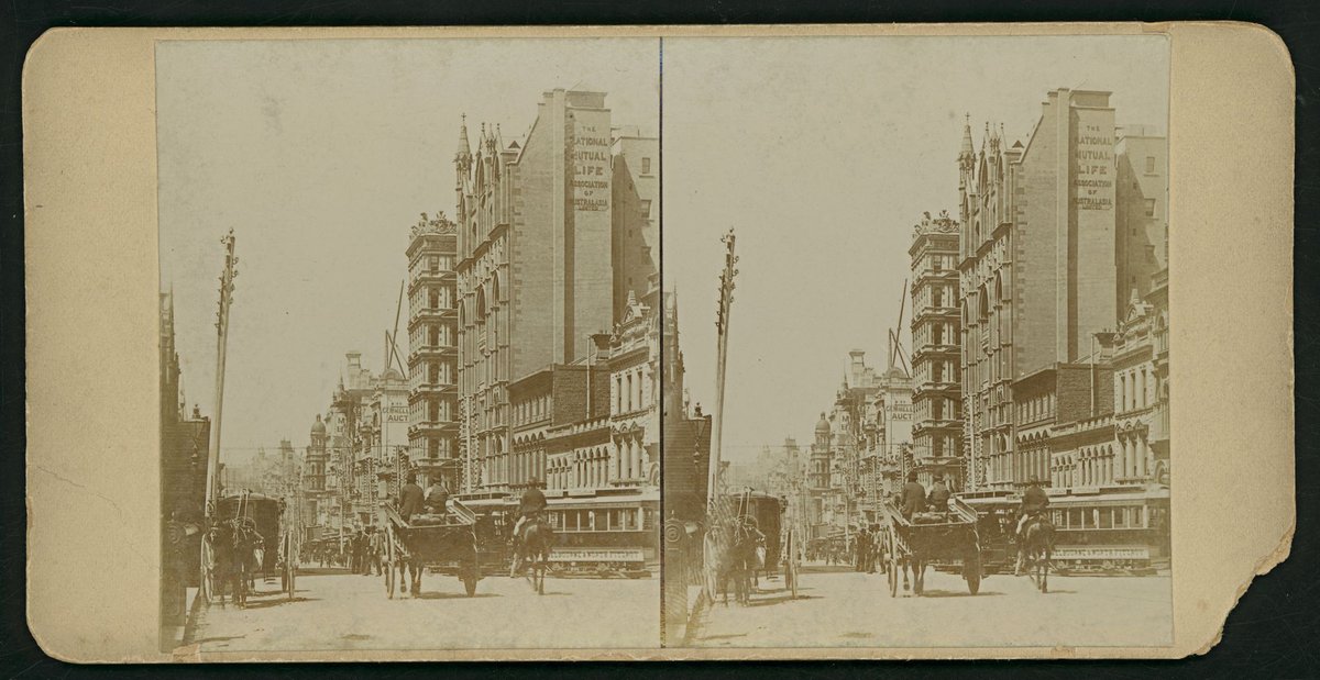 Collins St., Melbourne, Victoria, Melbourne City (1890–1910)