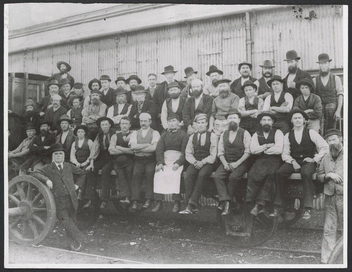 Truck makers, Williamstown workshops, 1883