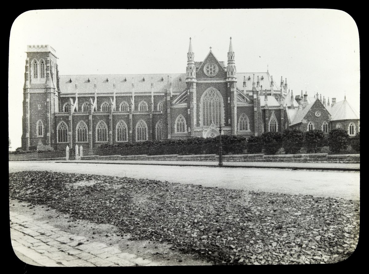 St. Patrick's Cathedral, Melbourne [without spires] [slide], East Melbourne (1907)