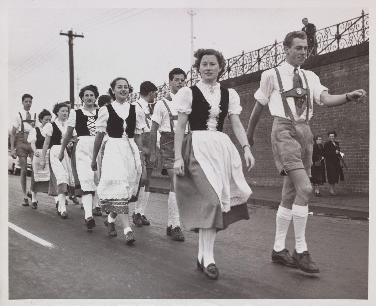 Australia Day ceremony at St. Kilda, St Kilda (c. 1954)