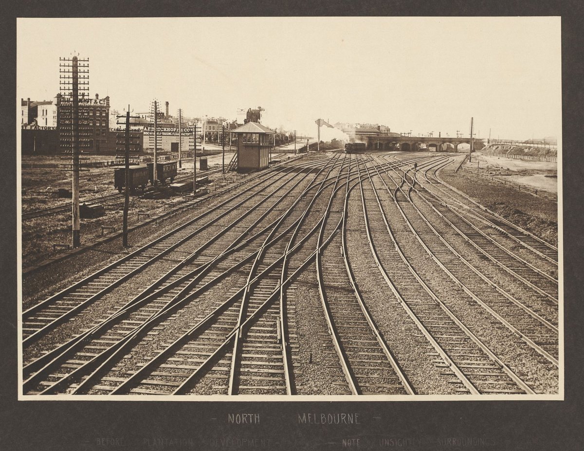 North Melbourne, before plantation development (1910–14)