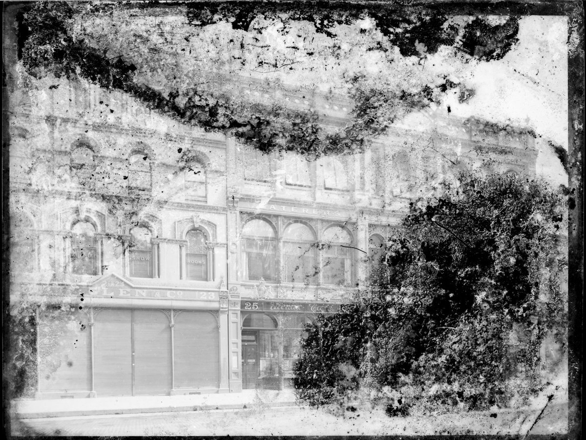 [Collins Street East, Vienna Cafe], Melbourne City (1880–90)
