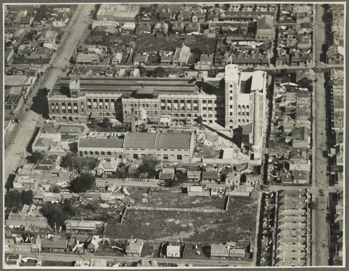 Aerial views of Bryant & May factory, Richmond, Victoria (1915–30)